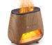 Wood Grain Flame & Salt Lamp Diffuser